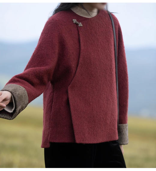 裁缝学苑AS422新中式国风毛呢外套纸样女装复古文艺上衣新款样板 商品图2