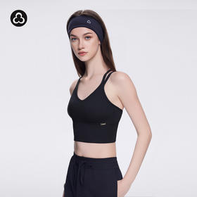 TITIKA ACTIVE美背运动内衣罗纹吊带瑜伽背心健身衣（带胸垫）可外穿 25B11197