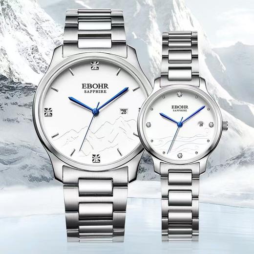 依波简约石英情侣腕表5186皮带款/5168钢带款 商品图3