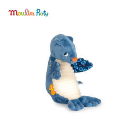 Moulin Roty 海狮玩偶 安抚玩具 适合年龄0岁+ 柔软亲肤 保利的历险之旅系列 法国玩具 676041