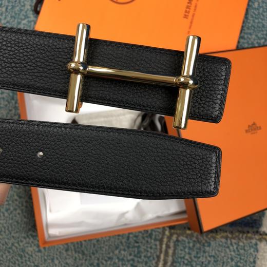 马家御用进口Epsom&Swift皮 ，定制精钢五金 真金电镀 激光镌刻LOGO ，双面自由切换使用！🎁配全套专柜包装 商品图1