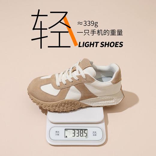 优选丨ZHR则则复古德训鞋女春季新款软底增高休闲女鞋轻量百搭阿甘鞋女 商品图8