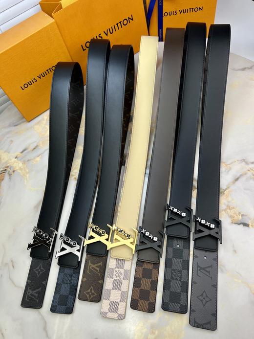 驴家 新款腰带 👑磨砂烤漆五金扣头 花卉珐琅点缀，大气上档次 商品图1