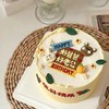 【生日蛋糕】手绘好爸爸款 商品缩略图0
