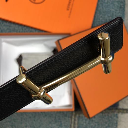 马家御用进口Epsom&Swift皮 ，定制精钢五金 真金电镀 激光镌刻LOGO ，双面自由切换使用！🎁配全套专柜包装 商品图4