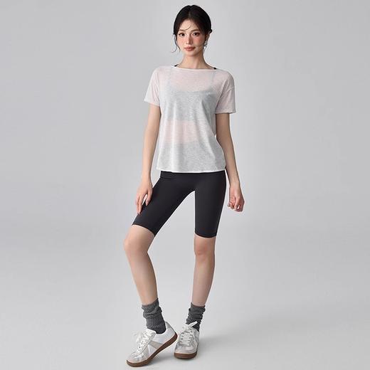 【限时秒】YOGACODE【火树银花系列】运动罩衫女夏季薄款垂感遮肉瑜伽服罩衫DWA115013 商品图4