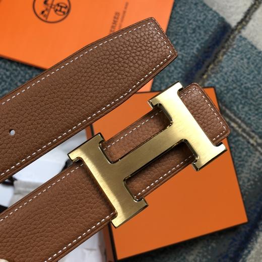 马家御用进口Epsom&Swift皮 ，定制精钢五金 真金电镀 激光镌刻LOGO ，双面自由切换使用！🎁配全套专柜包装 商品图3