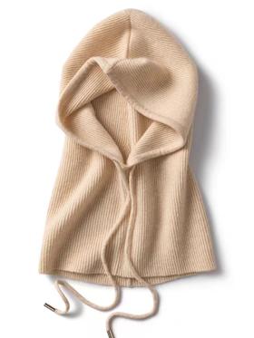 老粉指定要！休闲叠穿神器！加厚元宝针山羊绒帽子男女同款R22509