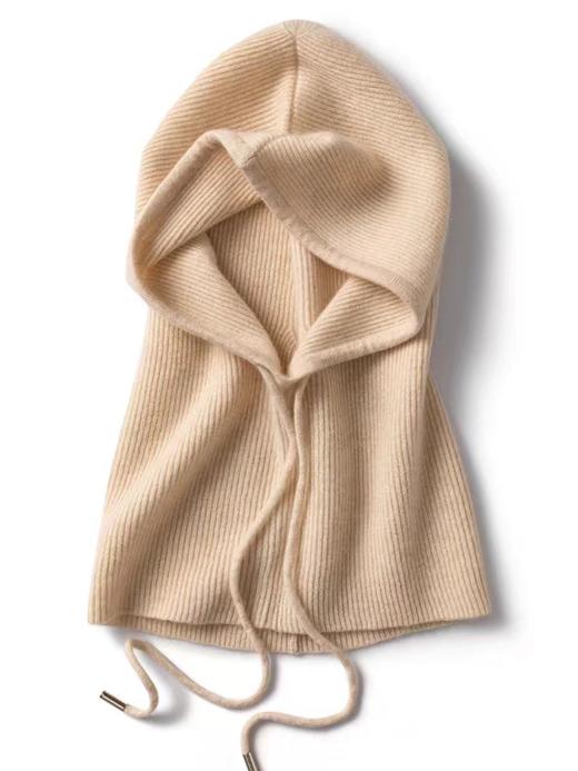 老粉指定要！休闲叠穿神器！加厚元宝针山羊绒帽子男女同款R22509 商品图0