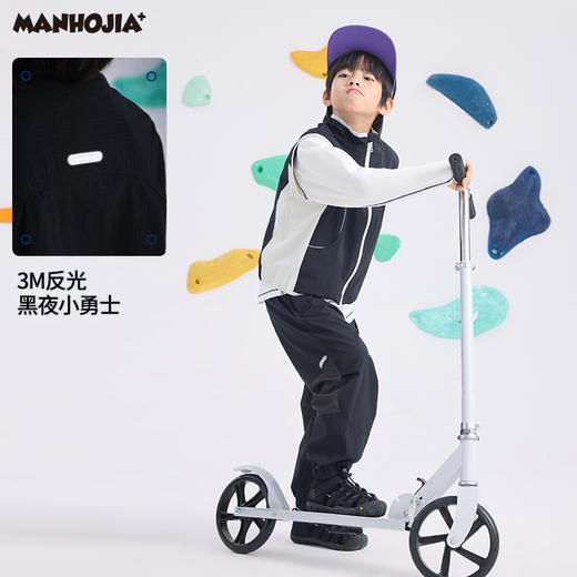 【熊朋友】漫画家25春Teflon三防户外运动防水防污防油高尔夫马甲 商品图2