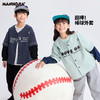 【熊朋友】漫画家25春松弛感日系假两件棒球外套 商品缩略图1