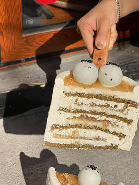 元宵节酒酿桂花甜梨蛋糕