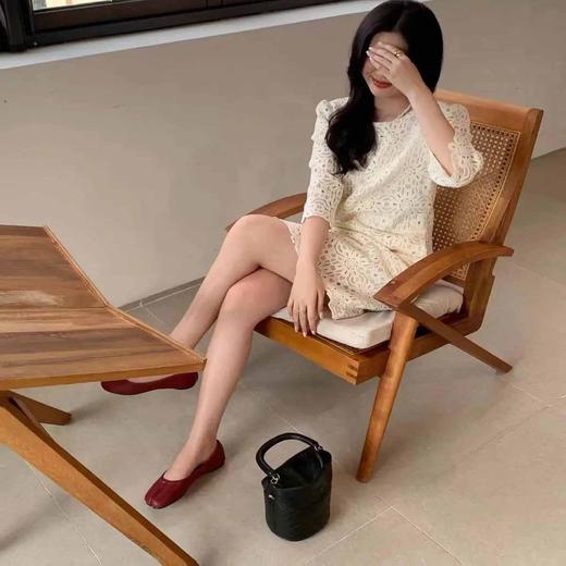 顺丰包邮洛诗琳41123法式镂空连衣裙2025春季新款气质蕾丝裙273 商品图2