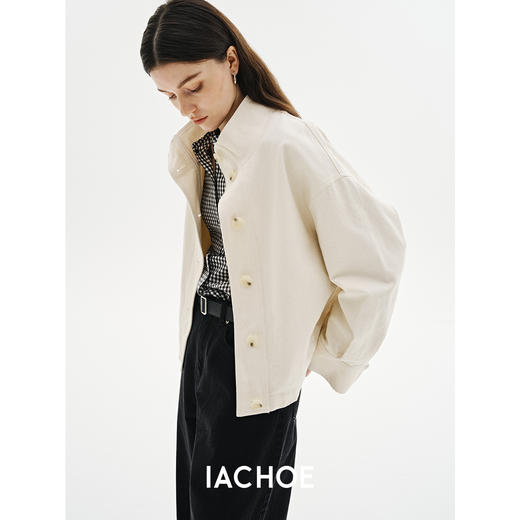 棉仓3561507004-IACHOE全棉工装短外套 商品图0