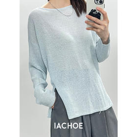 棉仓3561505016-IACHOE 【天空之城】婴儿蓝针织衫长袖