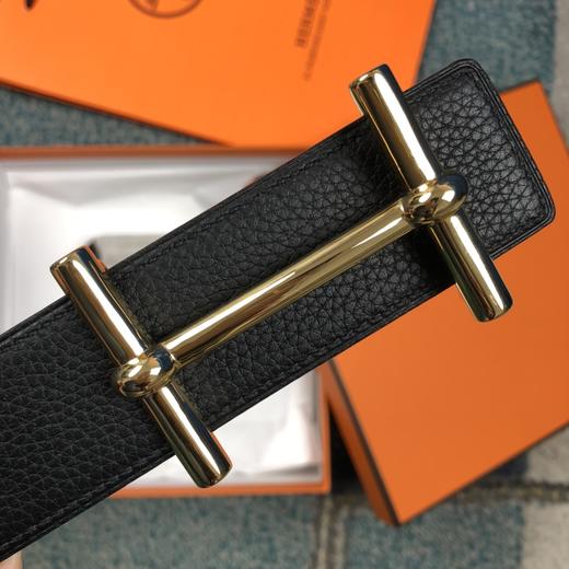 马家御用进口Epsom&Swift皮 ，定制精钢五金 真金电镀 激光镌刻LOGO ，双面自由切换使用！🎁配全套专柜包装 商品图3