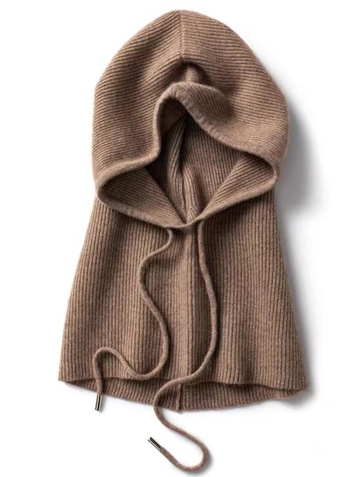 老粉指定要！休闲叠穿神器！加厚元宝针山羊绒帽子男女同款R22509 商品图1