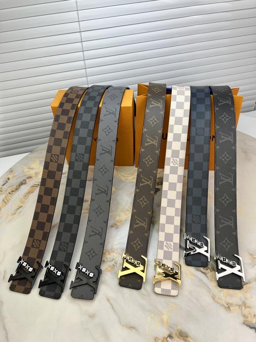 驴家 新款腰带 👑磨砂烤漆五金扣头 花卉珐琅点缀，大气上档次 商品图2