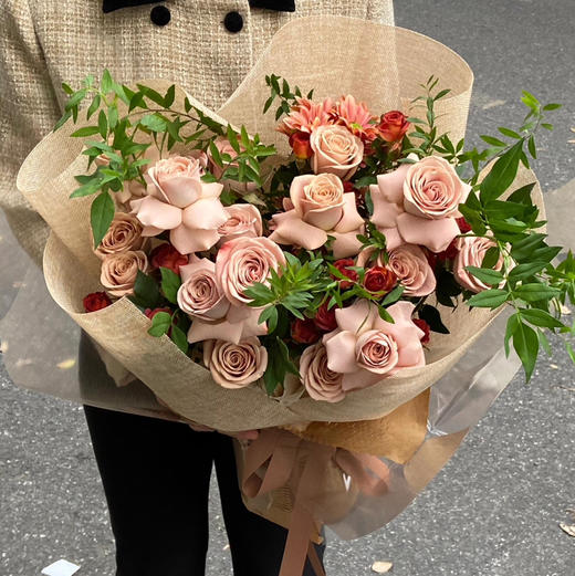 《午后咖啡》卡布奇诺巧克力泡泡花束 商品图1