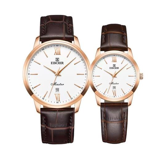 依波简约石英情侣腕表5186皮带款/5168钢带款 商品图2