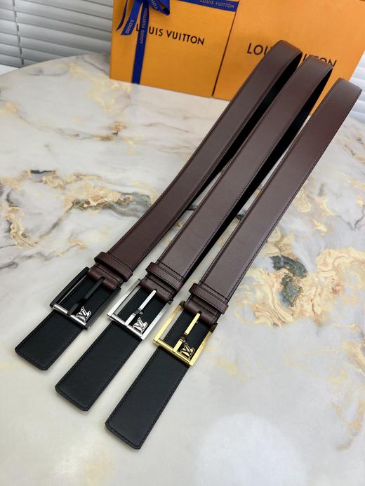 驴家  35 毫米腰带！男士腰带系列 ，特色烤漆五金针扣 💋🐂双面进口平纹底皮 商品图1