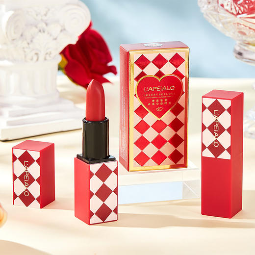 【情人节口红套装】保湿持久不易脱色 滋润复古风国货唇膏彩妆  商品图1