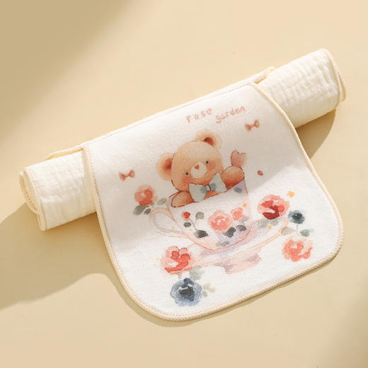 【3条装！细腻柔软呵护宝宝肌】吸汗巾纯棉a类幼儿园男童女童垫背巾止汗全棉纱布婴儿宝宝隔汗巾 商品图8