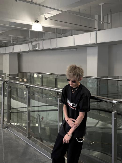 BLCG 24fw模糊可乐海浪🌊短袖tee 商品图1