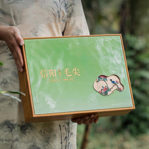 景致【绿.滴塑面.4听毛尖】35元1套.整箱14套 商品图1