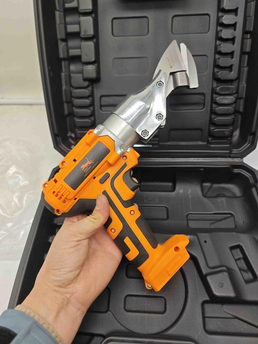 【货号07327】21V/88V铁皮剪刀机头总成大直刀机头裸机头威克斯款插脚 商品图6