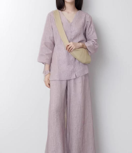 裁缝学苑AQ421韩系松弛感棉麻衬衫纸样阔腿裤子套装女装服装打板裁剪 商品图3