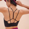 【限时秒】YOGACODE【火树银花系列】新款细肩带运动背心半固定杯美背聚拢健身内衣女DWC115301 商品缩略图2