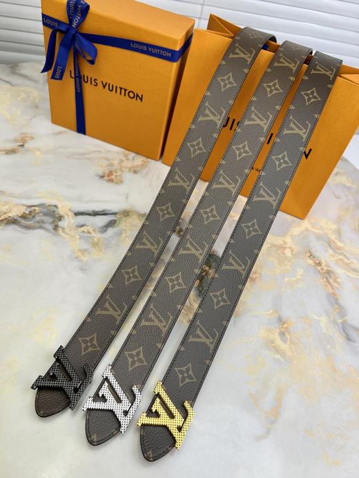 驴家 新款腰带 进口定制五金 专制老花牛皮带身，双面使用  时尚百搭 舒适体验 商品图0