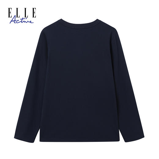 ELLE Active男士针织长袖衫秋冬基础简约休闲圆领上衣 商品图1