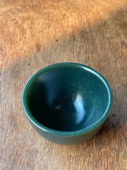 和田碧玉雕敝口杯，顺丰包邮 商品图11