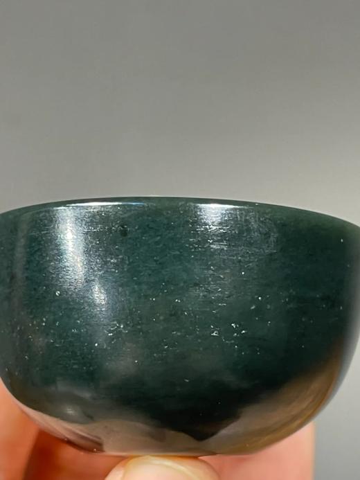 和田碧玉雕敝口杯，顺丰包邮 商品图8
