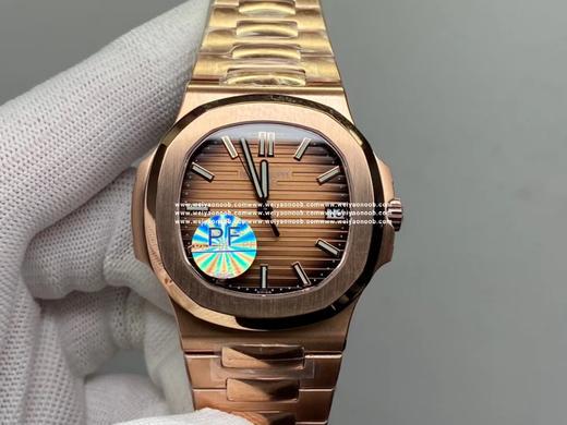 PF百达翡丽鹦鹉螺系列5711。震撼出品 钢表PP百达翡丽5711全网佳解毒方案，搭配百达翡丽Cal.324自动上链机芯，精钢表带，透底 商品图4