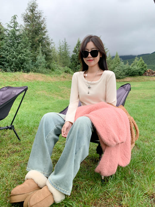 【269元任选2件】现货！成本巨贵，拍下包赚！韩系甜美温柔粉色宽松显瘦毛衣开衫 商品图14