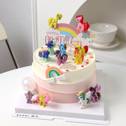 小马宝莉大聚会奶油蛋糕 商品图1