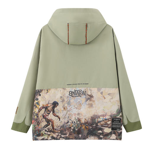 ONIARAI/鬼洗 后印象派油画花花世界防风夹克 A340013 商品图10