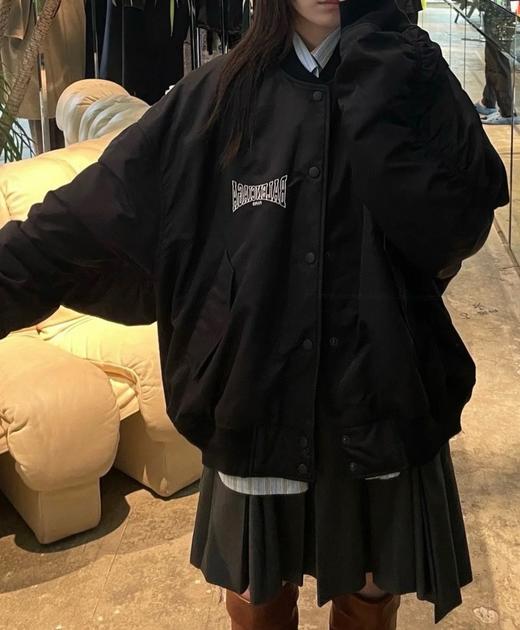 B家 24fw boxing标语飞行bomber夹克 商品图4