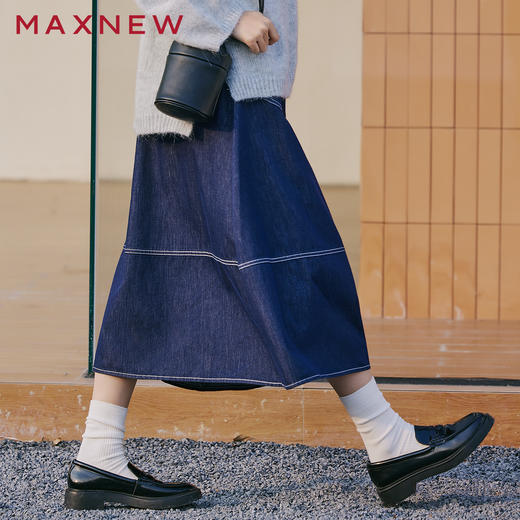 【裙装】牛仔半裙 1P1225206 商品图1