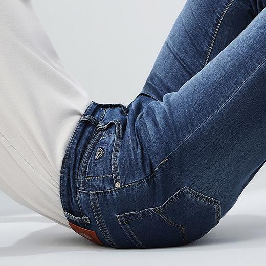 【含莱赛尔】柒牌水洗牛仔裤男2025夏季新款休闲百搭耐磨直筒长裤128H72680 商品图1