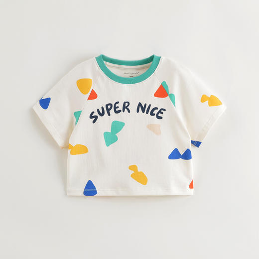 马克珍妮男童透气多彩卡通短袖T恤 宝宝上衣2025年夏装新款550812 商品图2