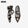 MIO米奥低跟尖头玛丽珍鞋商务通勤复古饰扣女单鞋M251440446 商品缩略图3