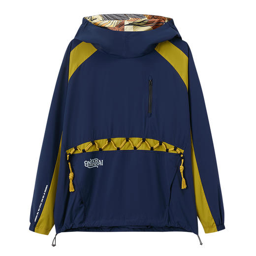 ONIARAI/鬼洗 和谐共处标语图腾撞色防紫外线套头衫 A240013 商品图9