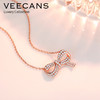 Veecans 蝴蝶结玫瑰金项链·镶嵌SW锆石  N3010-SR1W1 商品缩略图2