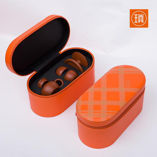 璞实茶器璞实逸趣紫砂壶套装茶壶茶杯茶道套装礼盒装一壶二杯 商品图4