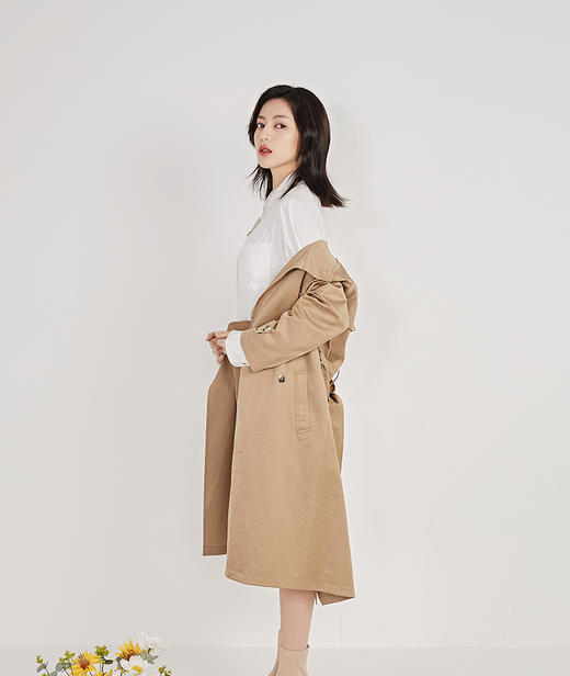 NUTS春季新款时尚通勤百搭气质风衣外套女211047056B 商品图2