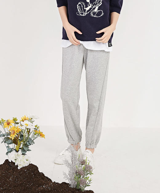 NUTS春季新款纯色时尚长裤女211073106 商品图4